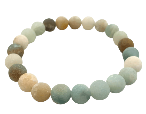 Bracelet Amazonite brut Multi 8mm
