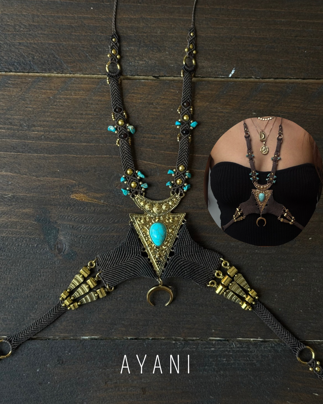 BIJOU DE CORPS & HARNAIS EN CUIR JUUN BY YONA - UNE CRÉATION UNIQUE, COMME VOUS