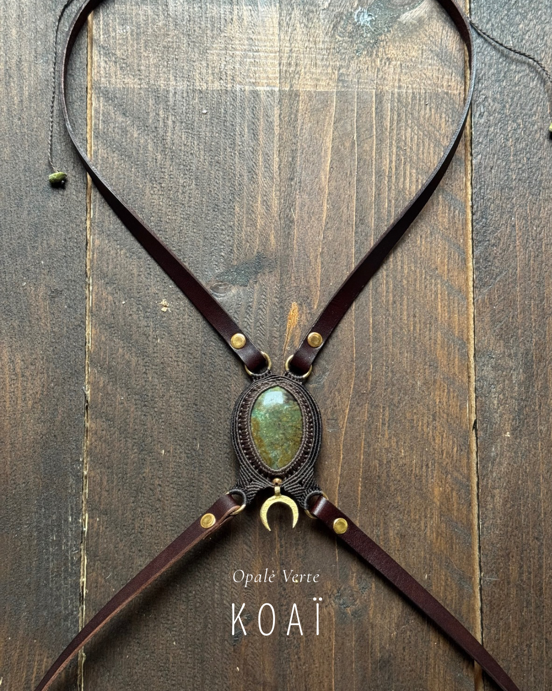 BIJOU DE CORPS & HARNAIS EN CUIR JUUN BY YONA - UNE CRÉATION UNIQUE, COMME VOUS