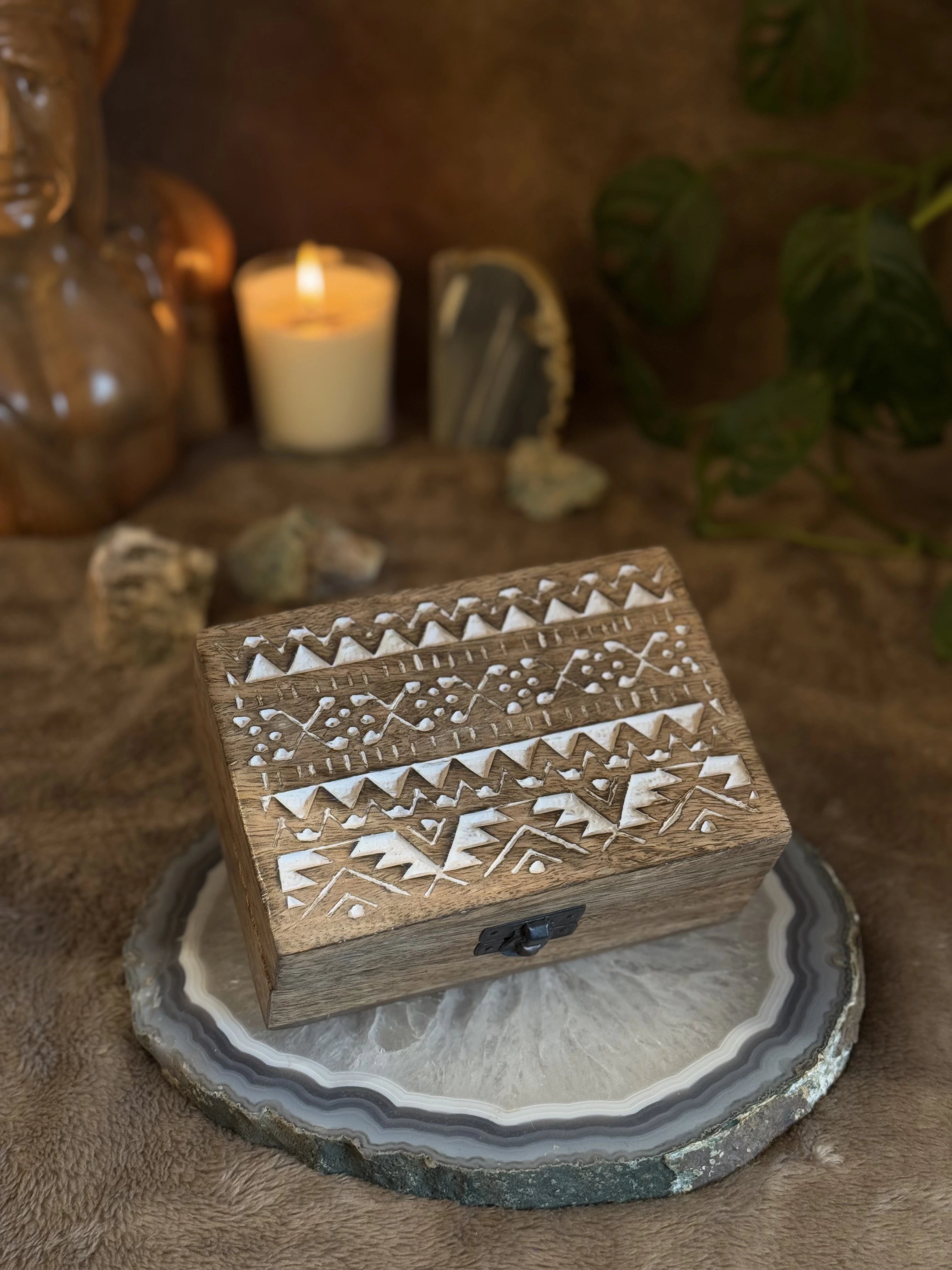 Boite Tribal - Bois Blanchi