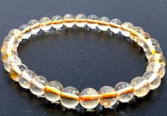 Bracelet Citrine Naturelle - 6mm