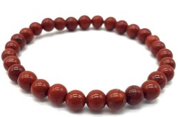 Bracelet Japse Rouge - 6mm
