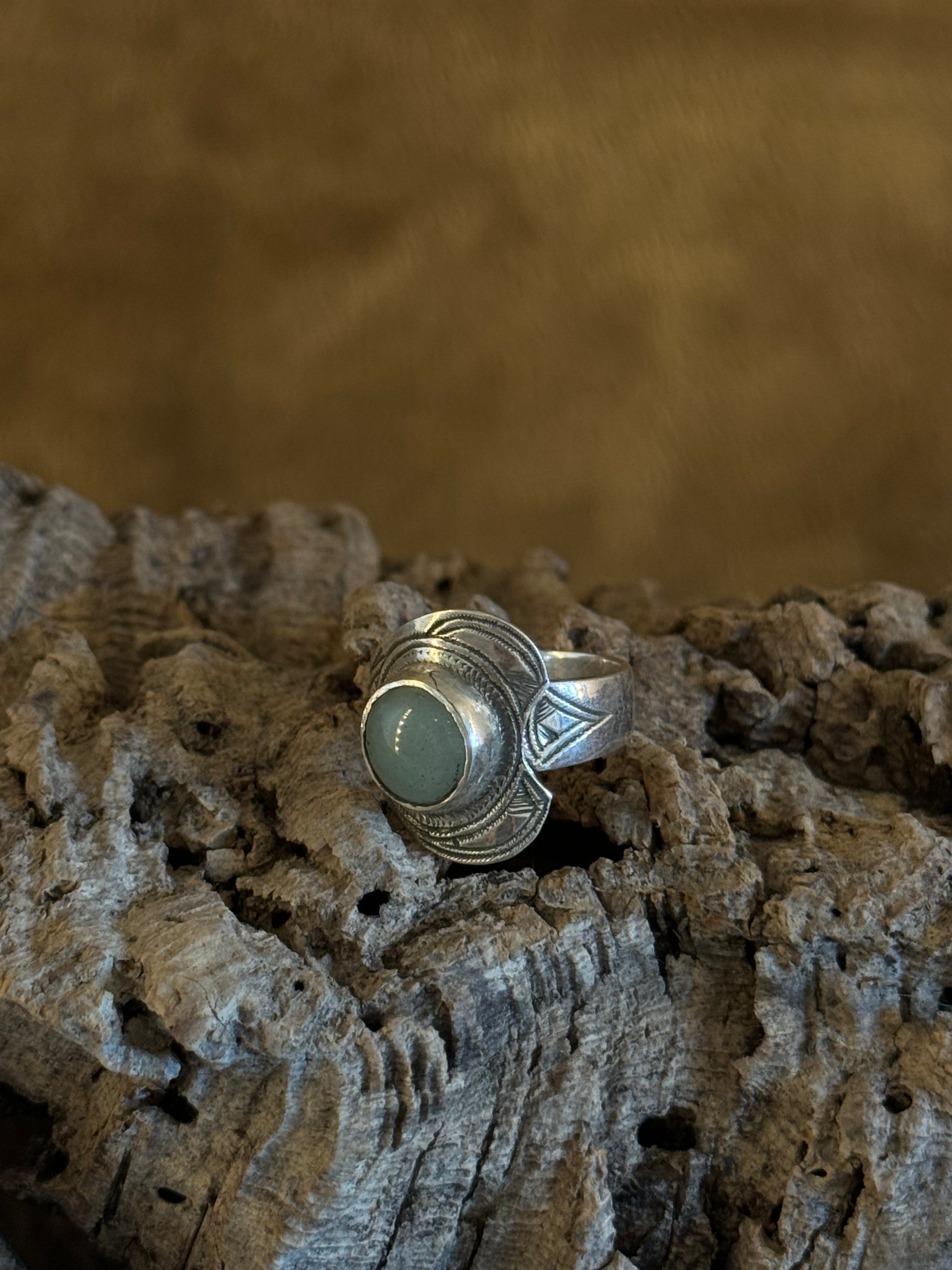 Bague en argent - Taille 55 euro. Ajustable