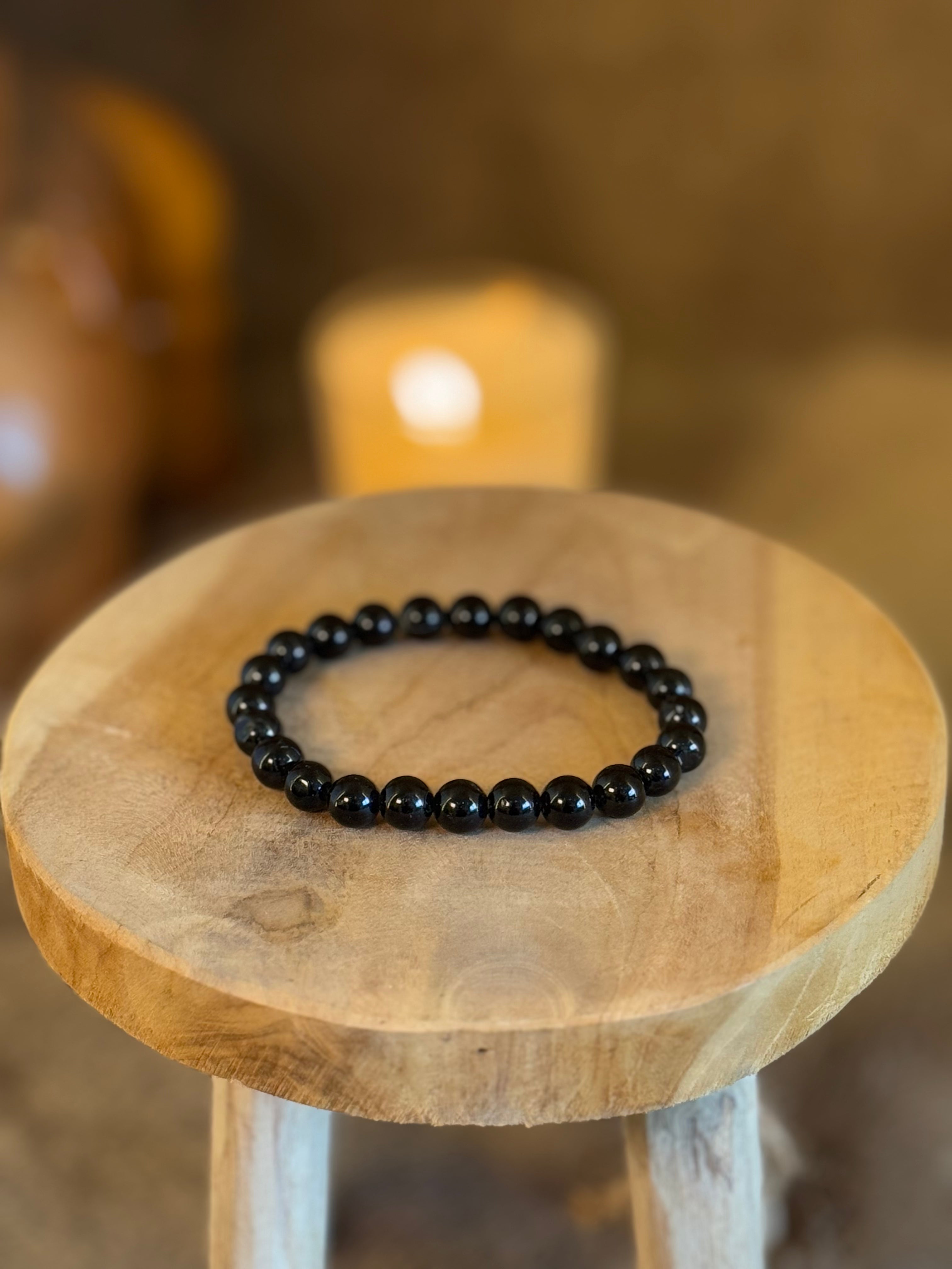 Bracelet Onyx Noir - 8mm