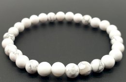 Bracelet Howlite - 6mm